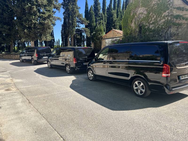 Location van 8 places avec chauffeur pour séminaire d'entreprise dans les Alpilles